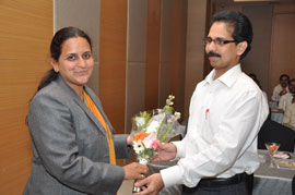 Award given by Shri Palkar (satelight brance) for maximum single premium Award given by Shri Palkar (satelight brance) for maximum single premium